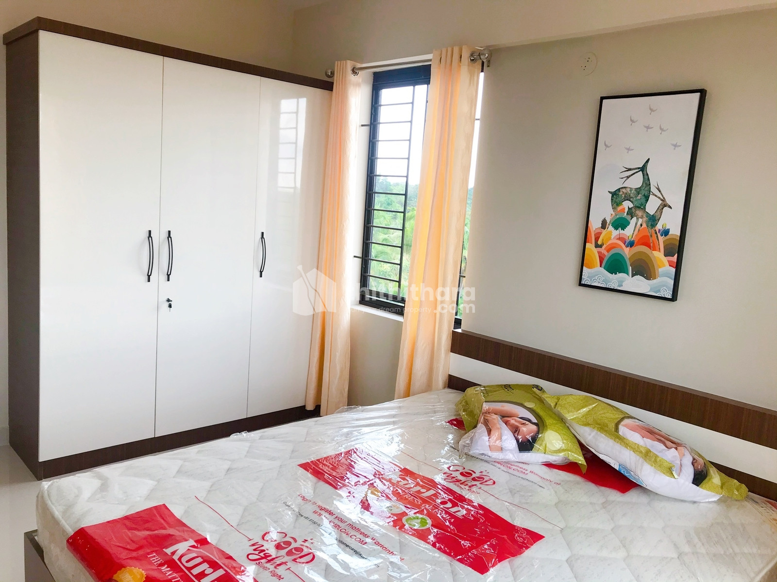 Fully Furnished 1,100 sqft. 2 BHK Flat for Sale at Viyyur, Thrissur