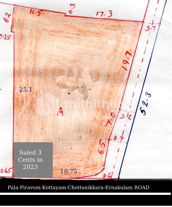 Commercial Plot for Sale at Chottanikara,Ernakulam