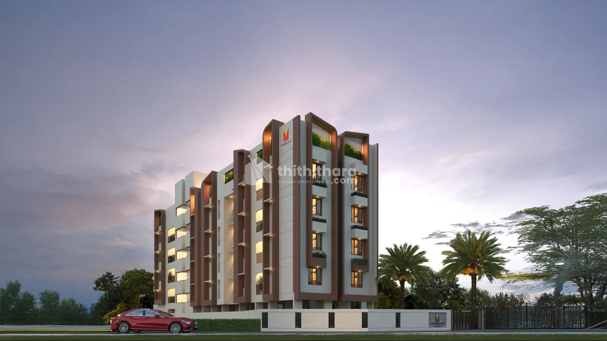 Vishraam CityLite - 2 & 3 BHK Flats in Punkunnam , Thrissur
